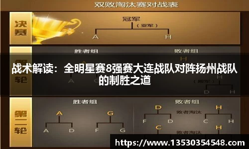 战术解读：全明星赛8强赛大连战队对阵扬州战队的制胜之道